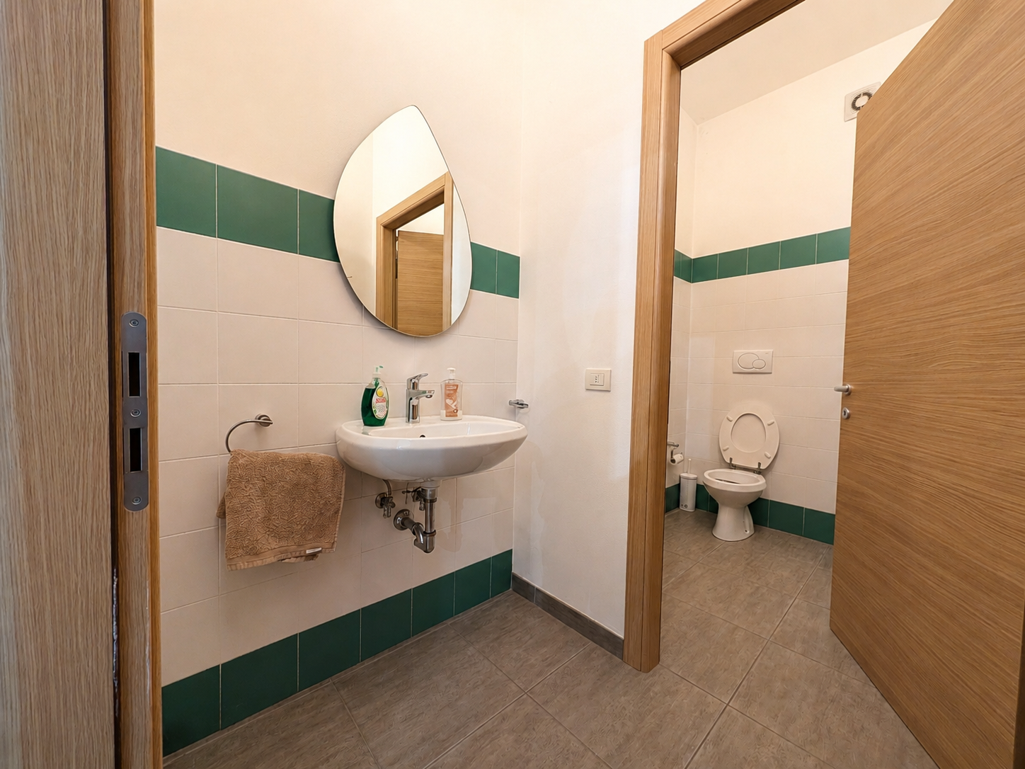 Bagno interno a disposizione nello Spazio Lucchetta IA